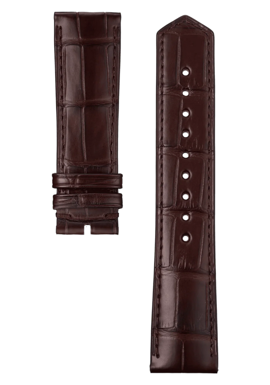 TAG Heuer Carrera 42MM Brown Alligator Leather Strap - OM Luxury