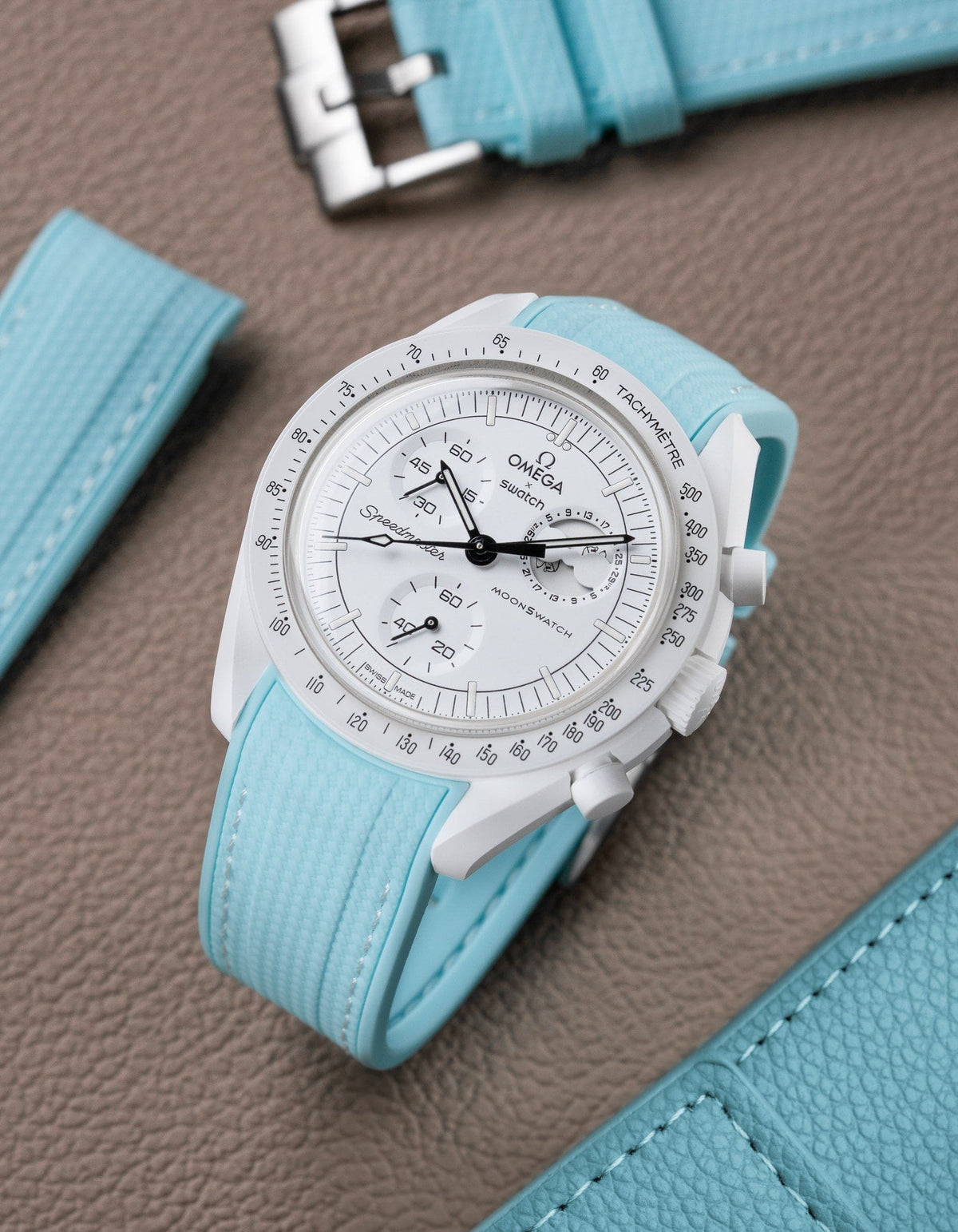 MoonSwatch Mission to the Moon Phase (Rubber Strap) - OM Luxury