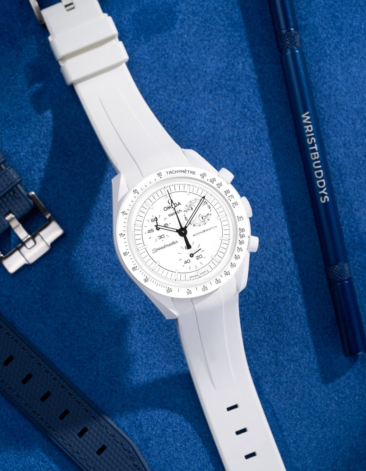 MoonSwatch Mission to the Moon Phase (Rubber Strap) - OM Luxury