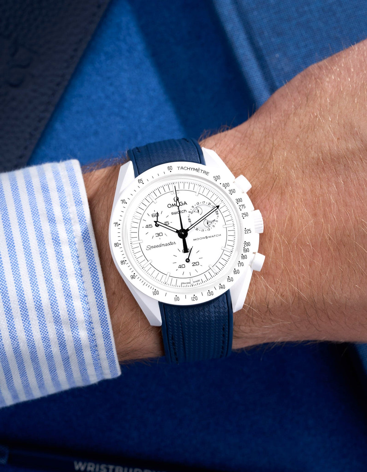 MoonSwatch Mission to the Moon Phase (Rubber Strap) - OM Luxury