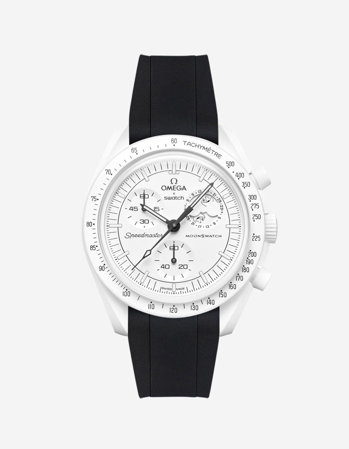 MoonSwatch Mission to the Moon Phase (Rubber Strap) - OM Luxury