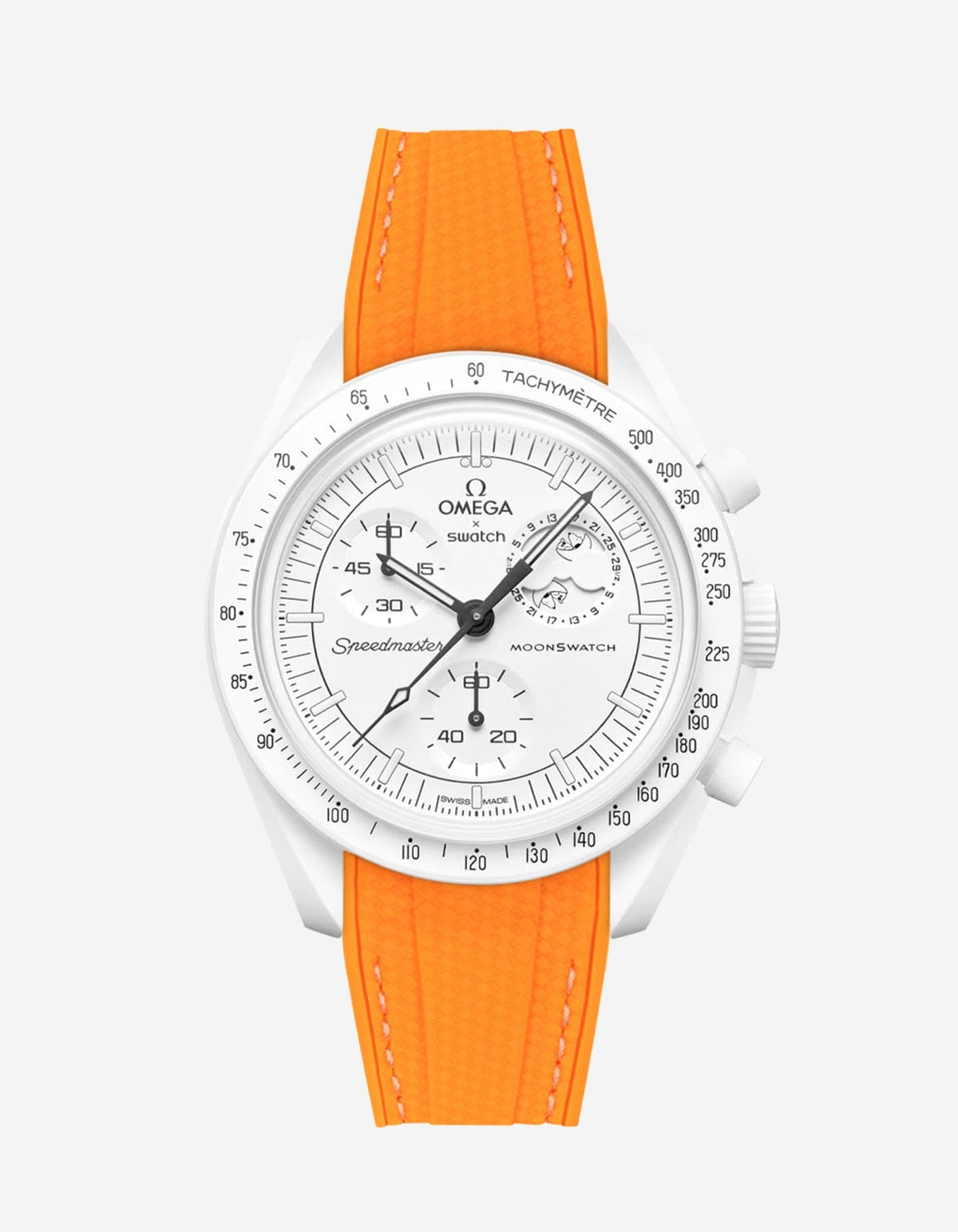 MoonSwatch Mission to the Moon Phase (Rubber Strap) - OM Luxury