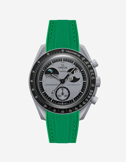 MoonSwatch Mission To Earth Phase Watch (Rubber Strap) - OM Luxury