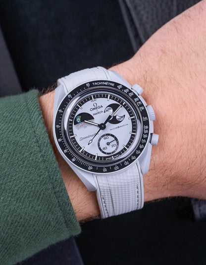 MoonSwatch Mission To Earth Phase Watch (Rubber Strap) - OM Luxury