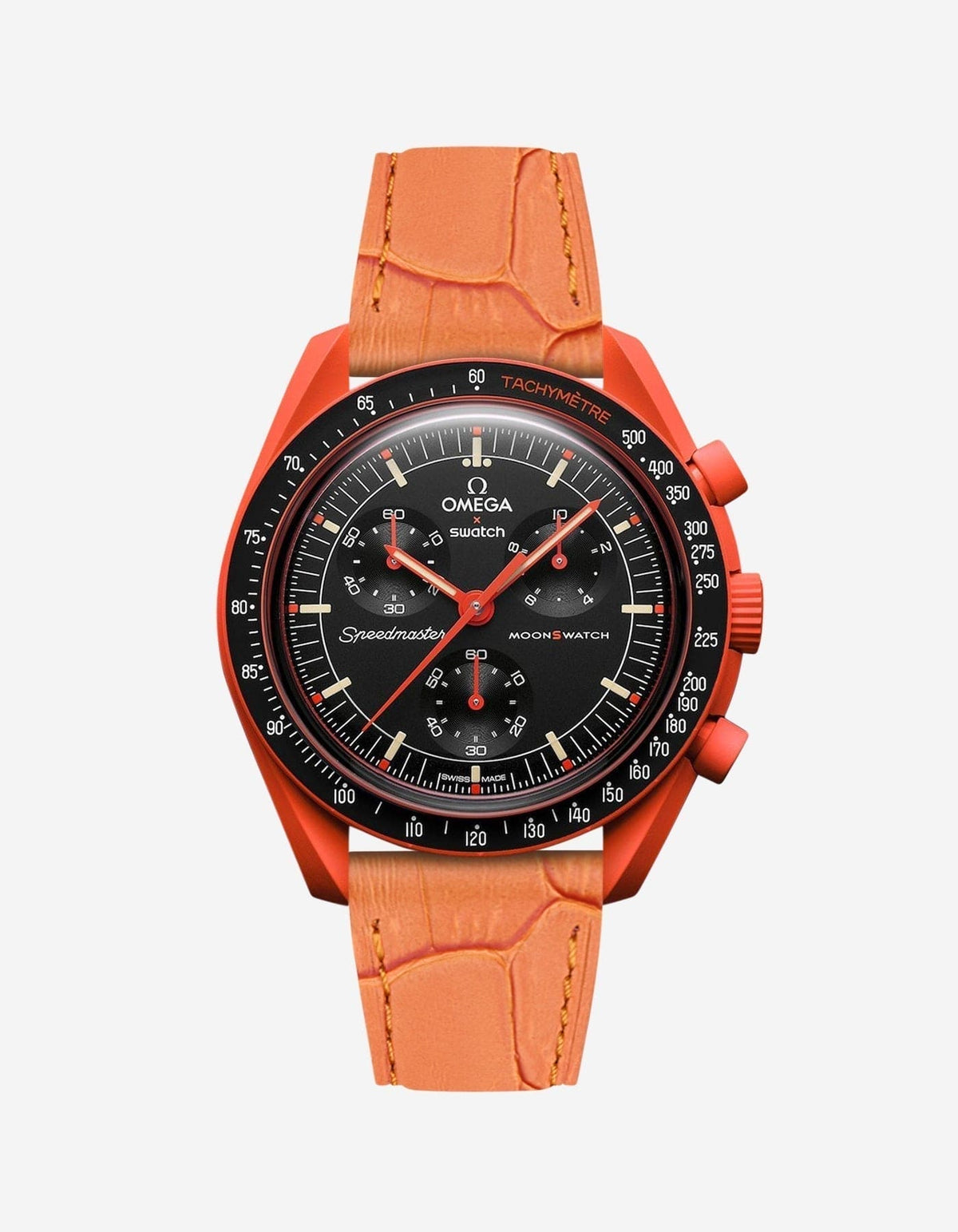 Mission to Earth - Lava (Leather Strap) - OM Luxury