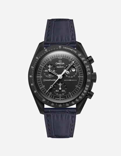 Mission to the Moon Phase - New Moon (Leather Strap) - OM Luxury