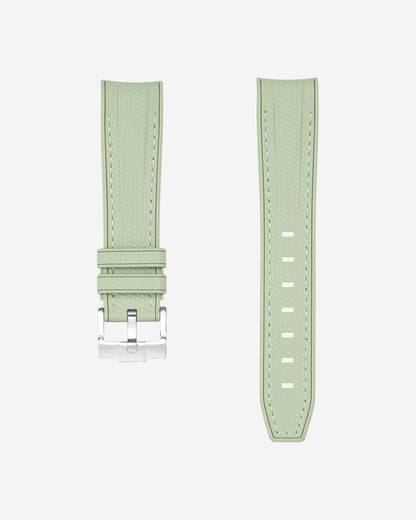 Curved Vertech Rubber Strap - Mint - OM Luxury