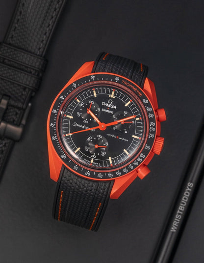 MoonSwatch Mission to Earth - Lava (Rubber Strap) - OM Luxury