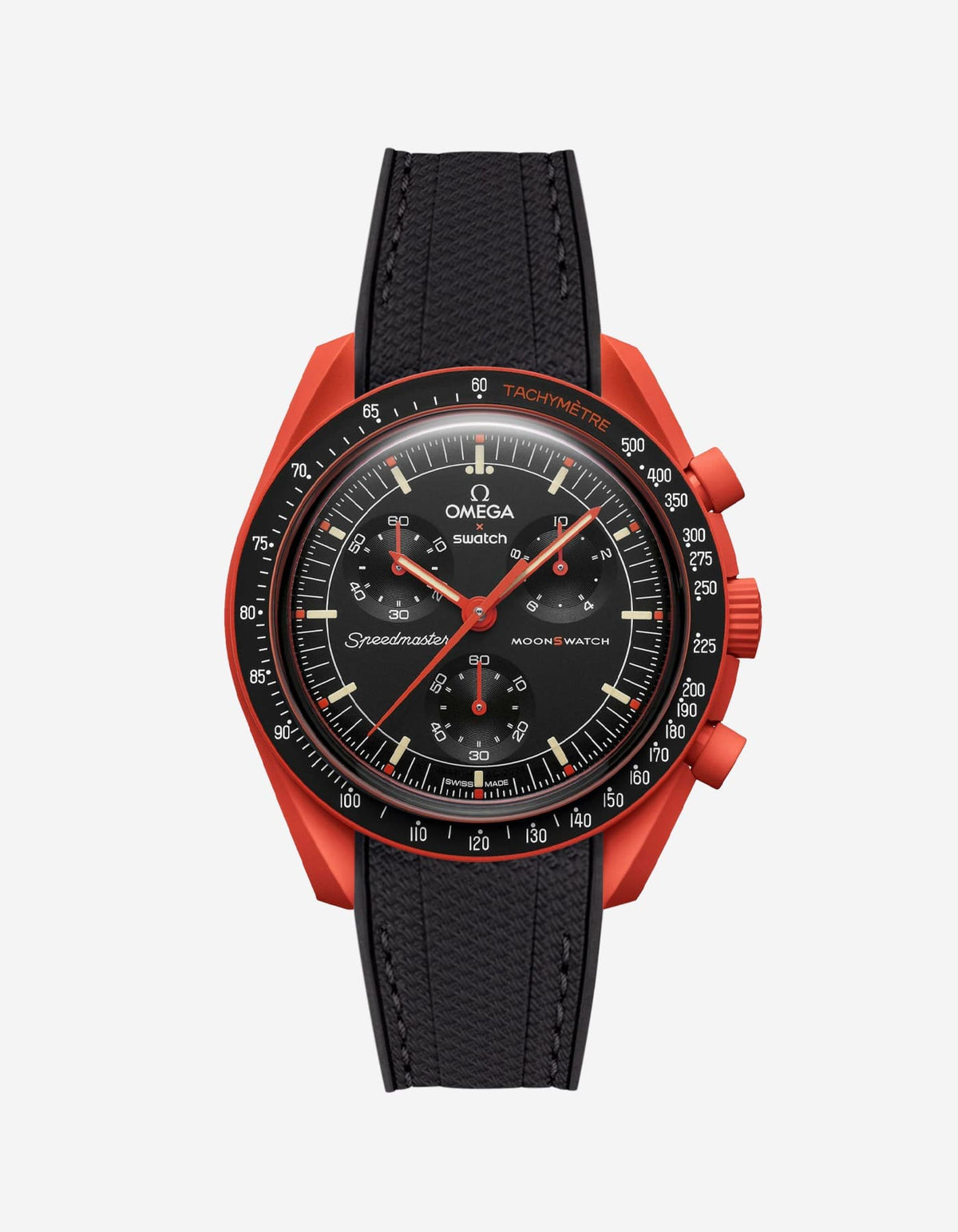 MoonSwatch Mission to Earth - Lava (Rubber Strap) - OM Luxury