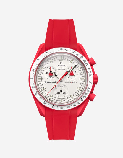 MoonSwatch Mission to Mars (Rubber Strap) - OM Luxury