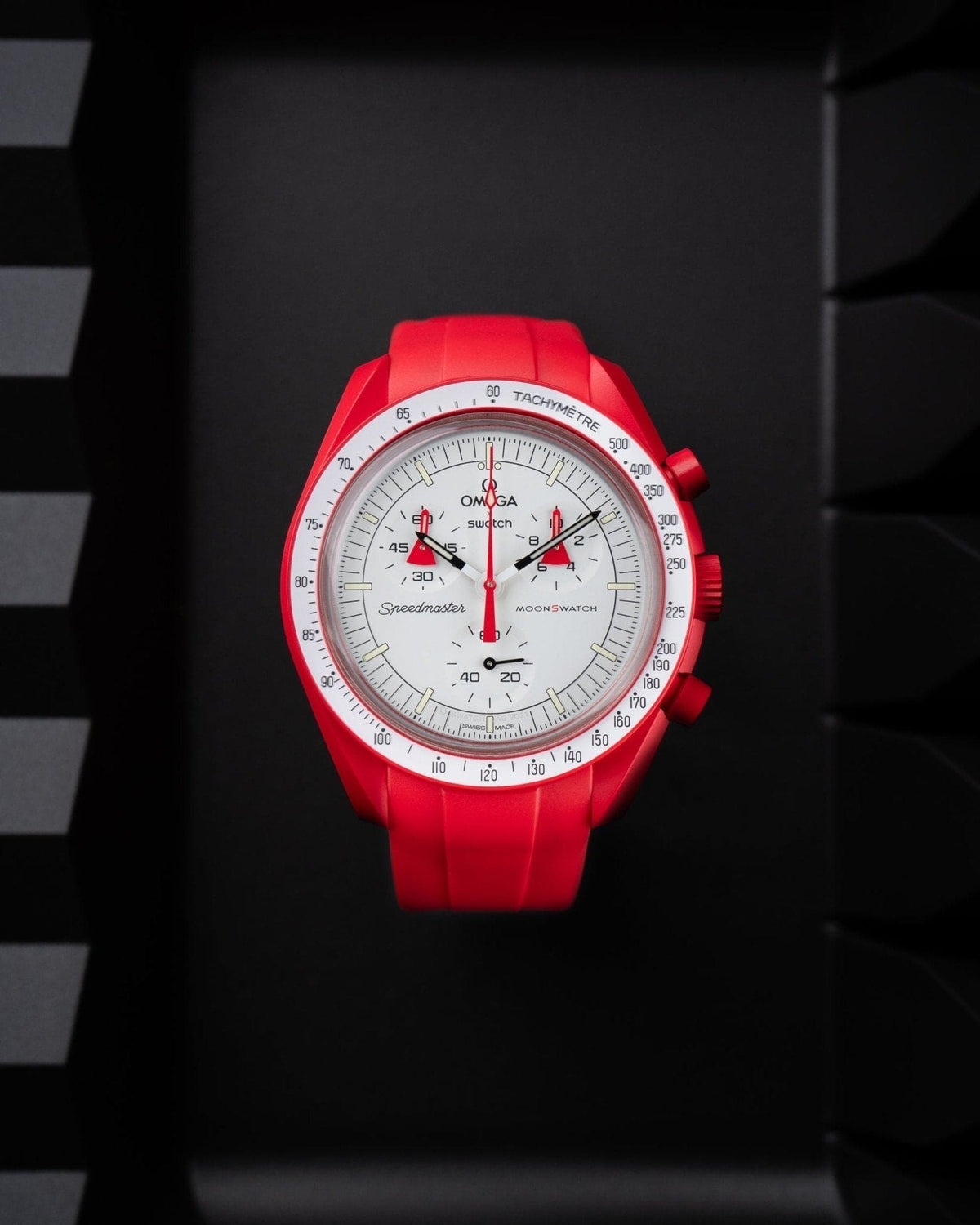 MoonSwatch Mission to Mars (Rubber Strap) - OM Luxury