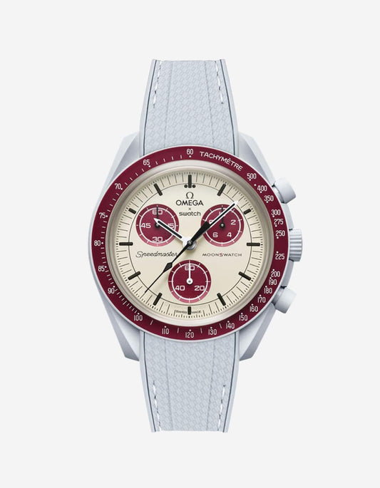 MoonSwatch Mission to Pluto (Rubber Strap) - OM Luxury