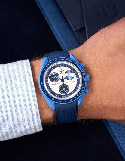 MoonSwatch Mission to the Super Blue Moon Phase (Rubber Strap) - OM Luxury