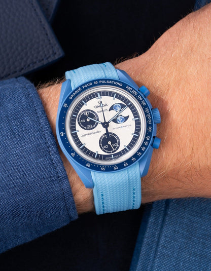 MoonSwatch Mission to the Super Blue Moon Phase (Rubber Strap) - OM Luxury